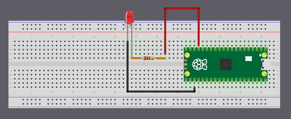Connecting External LED with Pico 2 (RP2350)